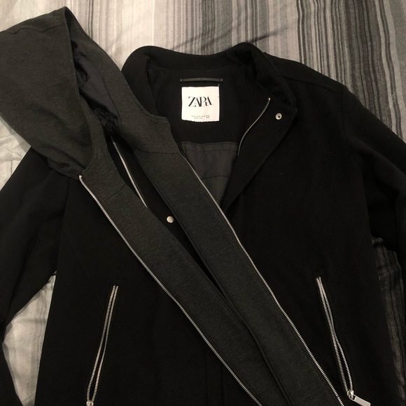 Zara men jacket with detachable hood - Picture 2 of 6